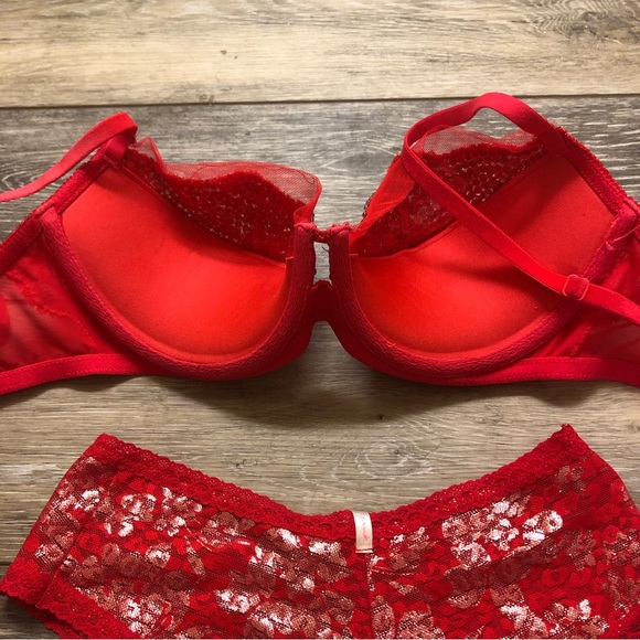 💗VICTORIA SECRET CUSTOM BLING RHINESTONE BEDAZZLED BRA AND PANTY BUNDLE SET - Picture 6 of 11